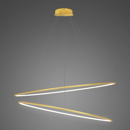 Lampa Ledowe Okręgi No.2 120cm 4k złota Dali