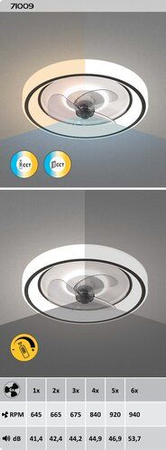 Lampa sufitowa Rabalux Horacio 71009 czarny