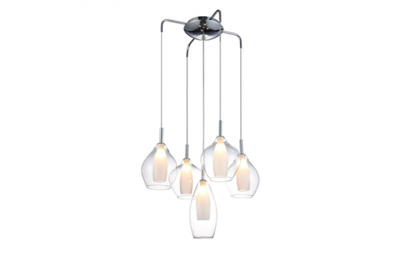 Lampa wisząca Azzardo AZ3076 Amber Milano clear