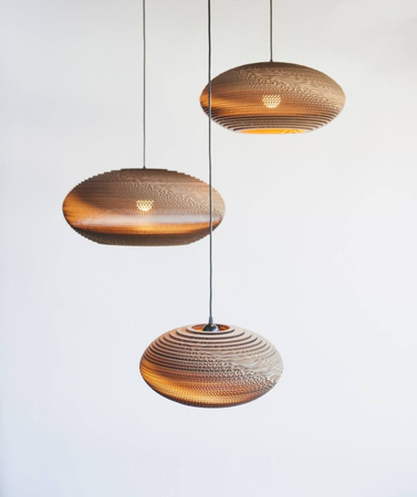 Lampa wisząca Graypants GP-141-a Scraplights Disc16 natural