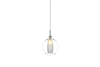 Lampa wisząca Azzardo AZ3074 Amber Milano 1 clear