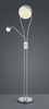 Lampa podłogowa Trio 478310206 srebrny