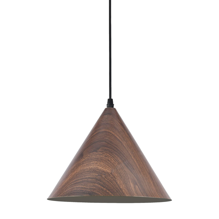 Milagro Lampa wisząca Bosco 1xE27 MLP0871 IMITACJA DREWNA + CZARNY