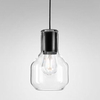 Lampa wisząca AQForm Modern Glass Barrel E27 Czarny Struktura