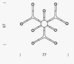 Żyrandol Nemo CROHNT51 Crown Minor