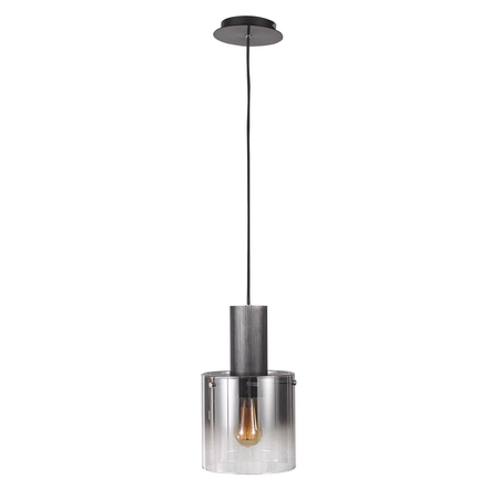 Lampa wisząca Italux Javier MD17076-1A BK Czarny, dymny