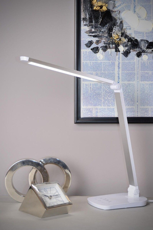 Lampa biurkowa Lucide VARIO biały 24656/10/31