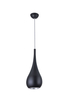 Lampa wisząca Maxlight DROP P0233 czarny/chrom