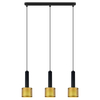 Light Prestige Lampa wisząca Amo czarno-złota 3xE27 LP-0702/3L GD