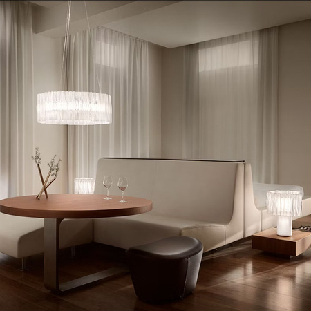 Lampa wisząca Slamp ACCORDÉON 2700K - WHITE M ACRSM00WHT01T0027KEU biały