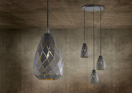 Lampa wisząca Trio 301300142 grafitowy