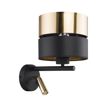 Kinkiet HILTON TK Lighting 2579 czarny/złoty