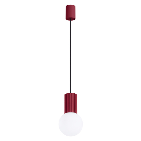 Sollux Lighting Lampa wisząca HALO 1 burgund SL.1749