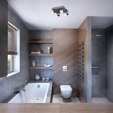 Lampa łazienkowa Rabalux Harold 5024 czarny