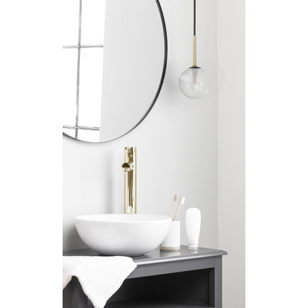 Lampa wisząca Kaja AURA K-5680 transparent, czarny