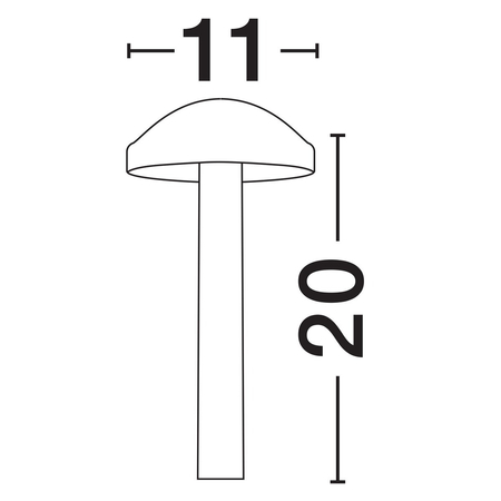 Lampa zewnętrzna Luces Exclusivas LE73621 czarny