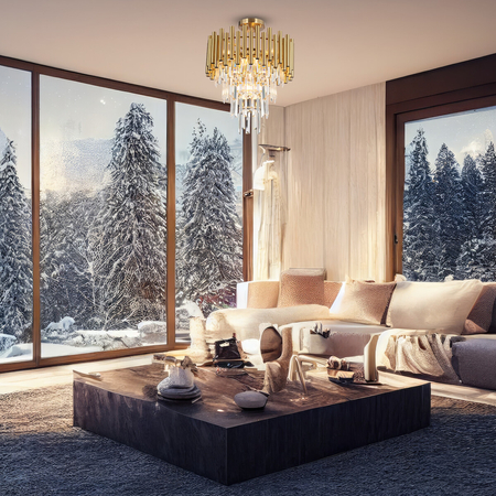 Milagro Lampa sufitowa MADISON GOLD 9xE14 ML8806 ZŁOTY