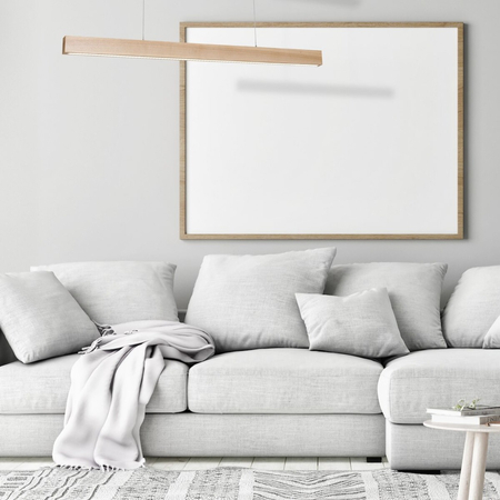 Milagro Lampa Wisząca TIMBER 18W LED MLP568 Naturalne drewno