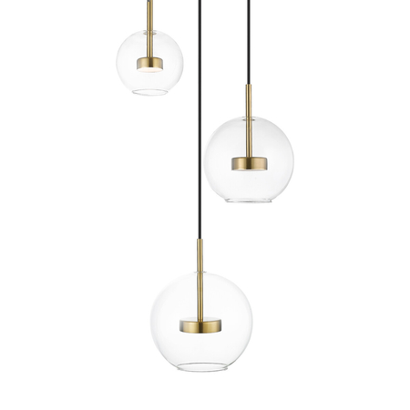 Lampa wisząca Zuma Line P0428-03L-L4AC ENCELADUS LAMPA WISZĄCA ZŁOTA/GOLD