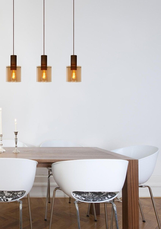 Lampa wisząca Lucide TOLEDO 74405/03/62 biały/miedziany