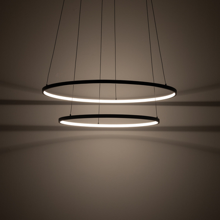 Lampa wisząca Nowodvorski CIRCOLO POWER LED 11647 czarny, biały