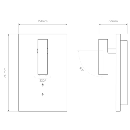 Kinkiet Astro Edge Reader Mini LED 1352043 Matowy Biały