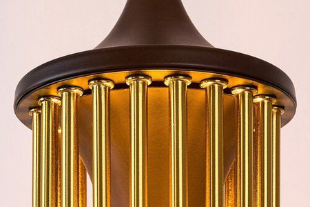 Lampa wisząca Rabalux Roxas 72151 czarny matowy