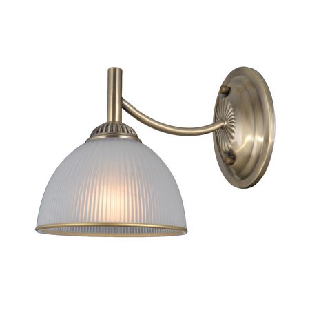 Kinkiet Italux Fener WL-40653-1-ABR-WH Antyczny mosiądz