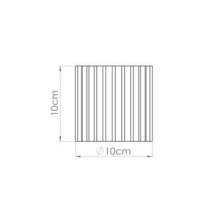 Sollux Lighting Plafon AURA 1 mocca GU10 SL.1804