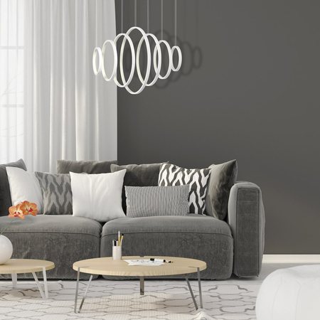 Milagro LAMPA WISZĄCA VERTIGO 96W LED ML335 BIAŁY