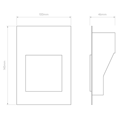 Oczko Astro Borgo Trimless 65 LED 1212008 Matowy Biały