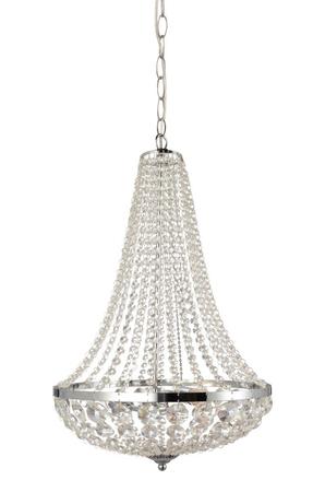Lampa wisząca Markslöjd GRANSO 104890 przezroczysty/srebrny