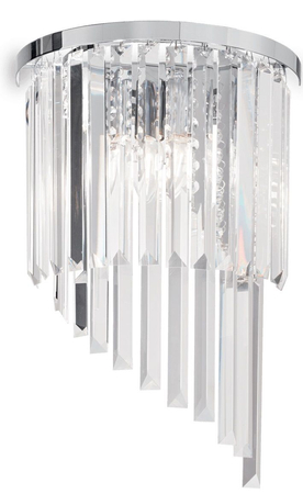 Kinkiet Ideal Lux 168913 Carlton AP3 Cromo