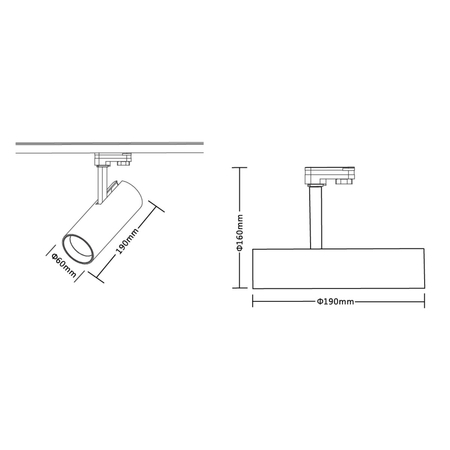 Milagro Reflektor Sumba 20W 2700/4000K Biały 3 Obwodowy ML1110 BIAŁY