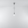 Sollux Lighting Lampa wisząca DIEGO 1 szara SL.0575
