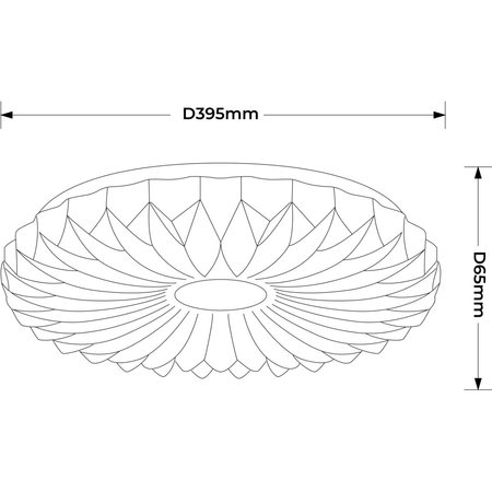 Light Prestige Plafon Zivora 40 cm biały LED 4000K LP-4890/1C-40 WH