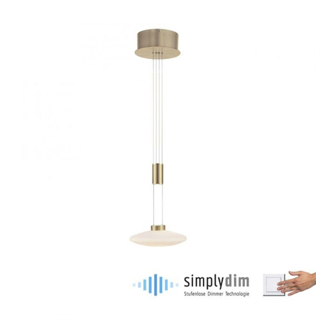 Lampa wisząca Paul Neuhaus LAUTADA 2080-60 mosiądz