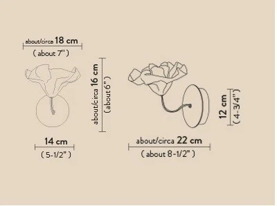 Kinkiet Slamp LAFLEUR - PRISMA LAFWM00PRS00000000EU przezroczysty