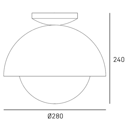 Cosmo Light Plafon MODENA C01807BR