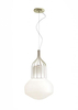 Lampa wisząca Fabbian F27A1119 Aerostat Con Gabbia Ø 330 Ottonato