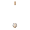 Lampa wisząca Italux PND-34359-S-HBR-AMB złoty