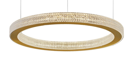 Lampa wisząca Luces Exclusivas MONTT LE41697 mosiądz