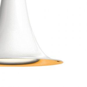 Lampa wisząca Axo Light Nafir 1 Biel-złoto