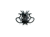 Lampa ścienna Slamp MED14APP0000NT Medusa Applique Black