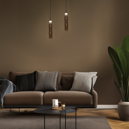 Milagro Lampa wisząca BATO Cashmere 4W LED ML1395 KAWOWY + CZARNY