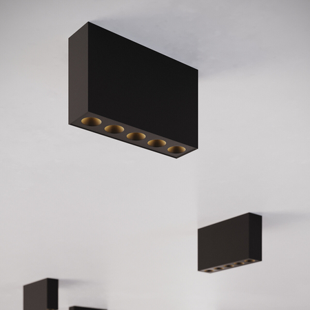 Sollux Lighting Plafon SOLE czarny LED SL.1212