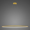 Lampa wisząca Ledowe Okręgi No.1 150cm 2700k złota ściemnialna
