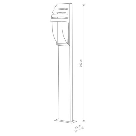 Lampa zewnętrzna MISTRAL Nowodvorski 3394 grafitowy