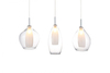 Lampa wisząca Azzardo AZ3075 Amber Milano 3 clear