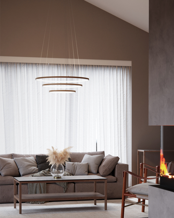 Lampa wisząca By Rydens Trione 4202250-5507 naturalny